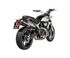 Doble silenciador de escape Akrapovic Titanio Ducati Scrambler 1100 2018-2020