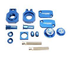 Kit de accesorios Moose Racing aluminio CNC Azul Husqvarna FE 450 / FC 250 ...