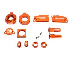 Kit de accesorios Moose Racing aluminio CNC Naranja KTM Freeride 350 4T / SX 85 ...