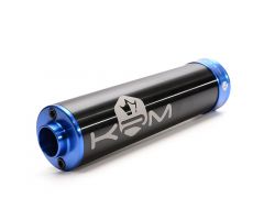 Silenciador de escape KRM 90-110cc Alu Azul
