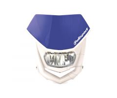 Placa faro Polisport Halo LED Blanca / Azul