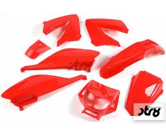 Kit de carenados STR8 8 piezas Rojo Derbi Senda de 2000 hasta 2008