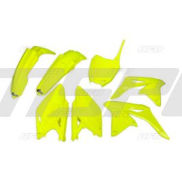 Kit plastiques complet UFO Jaune Fluo Suzuki 250 RMZ 2014-2018 |Dam Sport