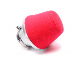 Filtro de aire RQ recto Rojo Ø50mm
