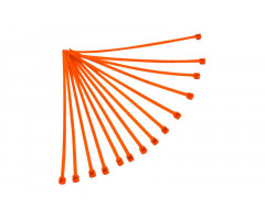 Pochette de 100 rislans Racetech 3,6x180mm Orange