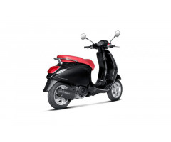 Ligne d'échappement complète Akrapovic Racing Line Inox Noir Vespa Primavera 125ie 3V 2017 Euro 4