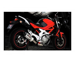 Silencieux d'échappement Yoshimura R77-J Inox Suzuki SFV 650 Gladius 2009-2015