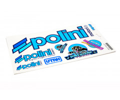 Planche d'autocollants Polini Team
