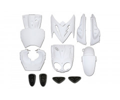 Kit carénages Replay blanc avec pads Blanc Mbk Stunt