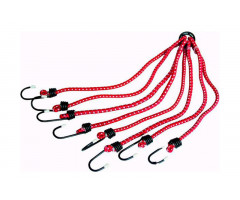 Pulpo de equipaje JMP 8mm 8 ganchos Rojo
