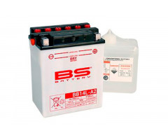 Batterie BS Battery BB14L-A2 Conventionnelle Livrée Avec Pack Acide