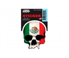 Autocollant Lethal Threat Mexican Skull 7x11cm