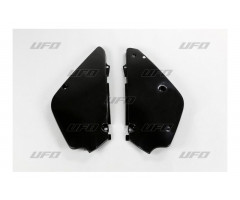 Plaques latérales arrière UFO Noir Suzuki 85 RM 2000-2018