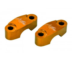 Pontets de guidon Kite supérieurs Ø22mm Orange