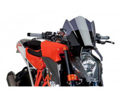 Bulle / Pare-brise Puig Sport New Generation Naked Fumée foncé KTM Super Duke 1290 R 2014-2017