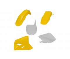 Kit plastiques complet Polisport Type 2 Jaune Suzuki RM 125 2001-2012 / RM 250 2001-2012