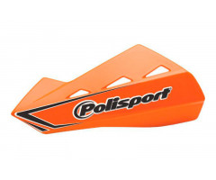 Protège-mains Polisport Qwest fixation plastique Orange