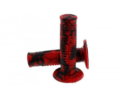 Poignées Domino A260 Snake 118mm Fermée Rouge / Noir