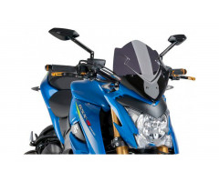 Cúpula / Parabrisa Puig Sport New Generation Naked Ahumado oscuro Suzuki GSX-S 1000 / GSX-S 1000 A ...