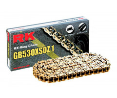 Chaine RK X-RING G&B 530XSOZ1/106 Ouverte avec attache à river