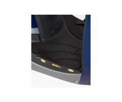 Patins protection de repose pieds R&G Noir Honda Sh 300i 2007-2012