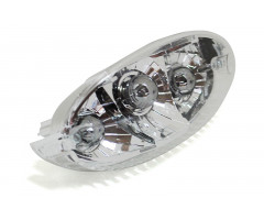 Feu arrière Replay Millenium ampoule miroir Blanc / Chrome Peugeot Ludix