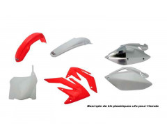 Kit plastiques complet UFO Rouge / Blanc Honda CR 85 R 2003-2007