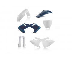 Kit plastiques complet Acerbis Réplica 16 Blanc / Bleu Husqvarna 125 TC 2016-2018