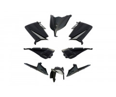 Kit carénages BCD avec poignées arrière / avec rétroviseurs Noir Yamaha 530 T-Max 2012-2014
