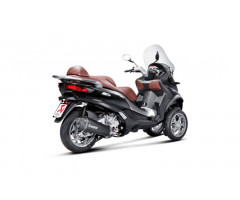 Silenciador de escape Akrapovic Inox Negro Piaggio MP3 500 2008-2016