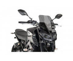 Bulle / Pare-brise Puig Touring New Generation Naked, Fumée foncé Yamaha MT-09 850 A 2017