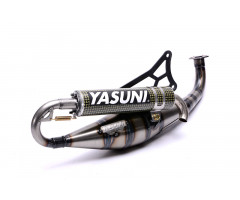 Tubo de escape Yasuni Carrera 21 kevlar Minarelli Horizontal