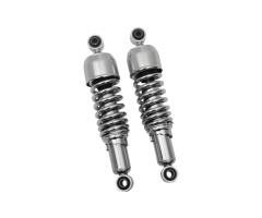 Amortisseurs Drag Specialties 305mm Chromé Harley Davidson FLHR 1450 / FLHR 1584 ...