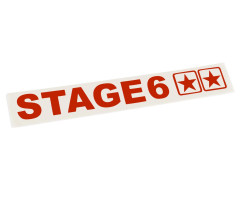 Autocollant Stage6 110x33mm Rouge