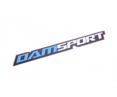 Autocollant Damsport Qualité Premium 20cm Bleu