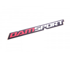Autocollant Damsport Qualité Premium 20cm Rouge