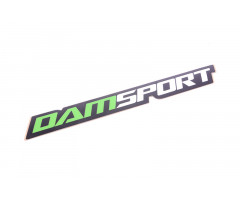 Autocollant Damsport Qualité Premium 20cm Vert