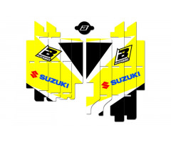 Autocollants de grille de radiateur Blackbird Suzuki RM-Z 450 2018-2019