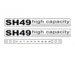 Autocollants de malette Shad pour SH49 Type 1