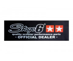 Banniere Stage6 Official Dealer 75x200cm Noir