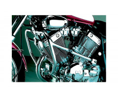 Protecteurs de moteur Fehling Chromé Yamaha XV 535 SN / XV 535 SH ...