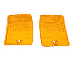 Cabochons de clignotants avant V-Parts Oranges Vespa FL 50 / PK 50 XL ...