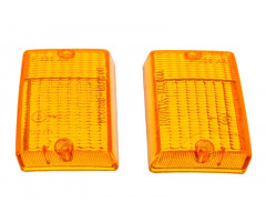 Cabochons de clignotants V-Parts Oranges Vespa PK 125 XL2 / PK 50 S ...