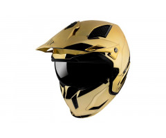 Casque trial Mt Streetfighter Sv Chromed Or