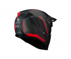 Casque trial Mt Streetfighter Sv Twin Rouge Mat
