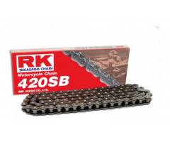 Chaine RK sans joints 420SB/128 Ouverte avec attache rapide