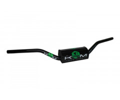 Guidon KRM Cross 28.6mm avec mousse Vert