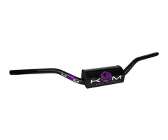 Guidon KRM Cross 28.6mm avec mousse Violet