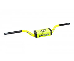 Guidon Doppler cross 28.6mm avec mousse Jaune Fluo