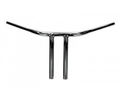 Guidon Drag Specialties 10" Buffalo / T-Bar Chromé Harley Davidson